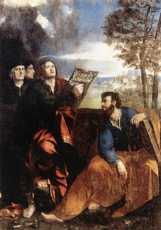 DOSSI, Dosso Sts John and Bartholomew with Donors ds